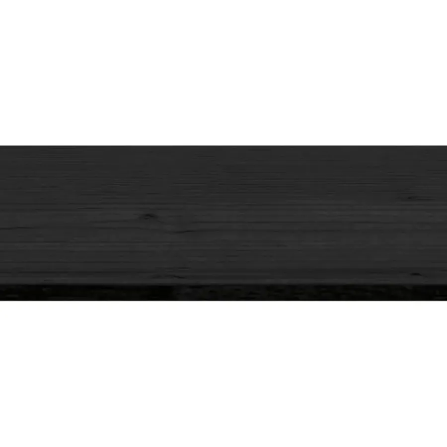 Vuren Geschaafd > Geen Zweeds rabat vuren hout zwart 1,2/2,7 x 19 x 240 cm